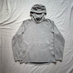 Lululemon textured double knit grey hoodie Men’s L